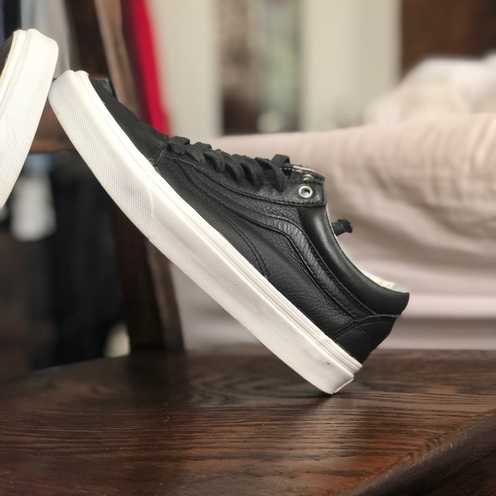 Leather Old Skool Vans